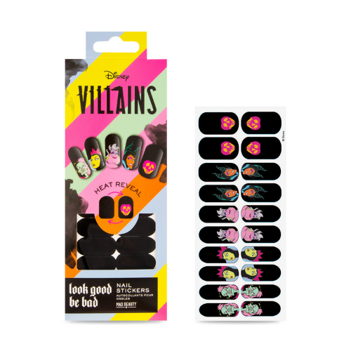 Mad Beauty Pop Villains Heat Reveal Nail Stickers
