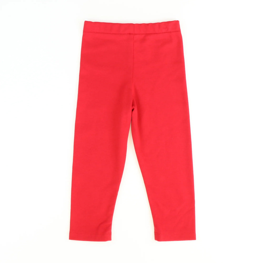 Southern Smocked Co. - Out & About Knit Leggings - Red