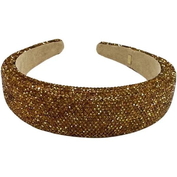 
            
                Load image into Gallery viewer, Bari Lynn - Gold Crystal Headband
            
        