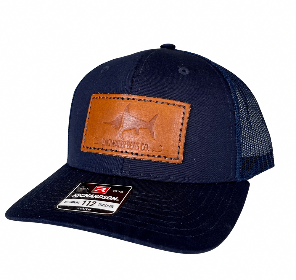 Saltwater Boys Co. - Leather Logo Hat