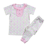 Baby Loren - Pink Easter Bunnies Pima Two Piece Pajamas