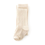 Little Stocking Co. - Vanilla Cable Knit  Tights