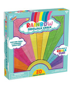 Rainbow Sidwalk Chalk Set 20pc
